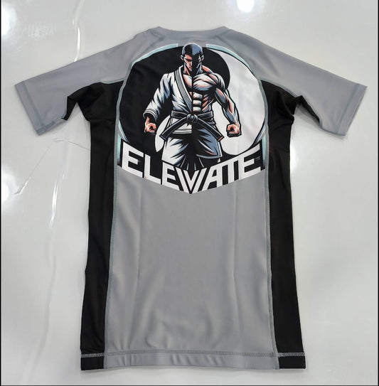 Grey Ying Yang Rashguard