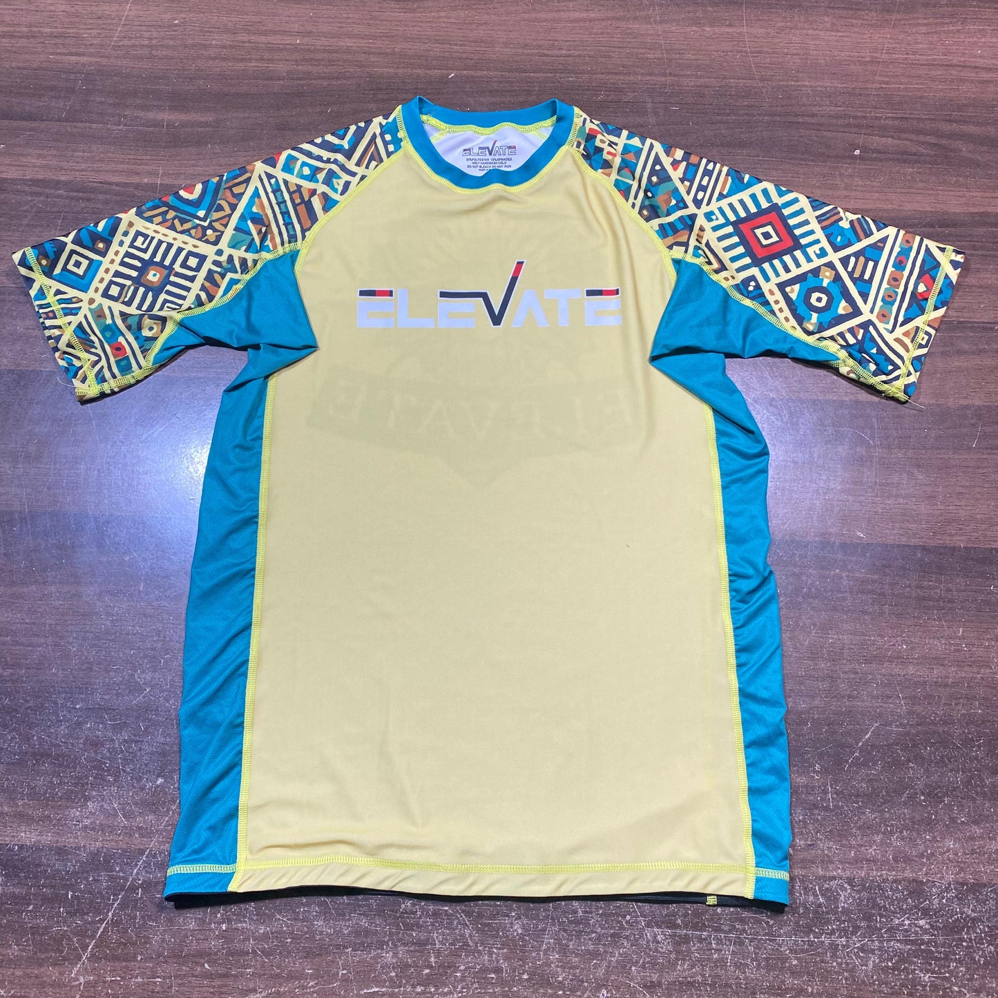 Yellow Aztec Rashguard